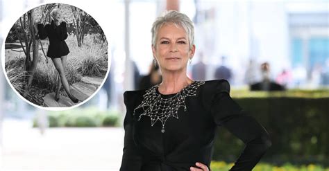 jamie lee curtis sexy|Jamie Lee Curtis, 64, Poses in Blazer and Fishnets in Sultry Pic